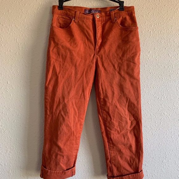 Orange jean/caprees - Picture 1 of 6
